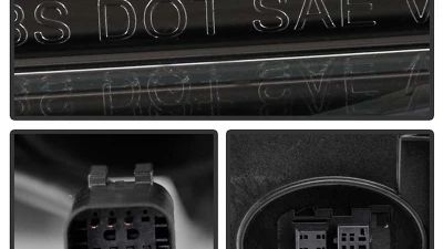 Spyder Auto Signature HID Projector Headlights Black for 2016-2020 Chevrolet Camaro                                     - PRO-YD-CCAM16HIDSI-SEQ-BK - Image 6