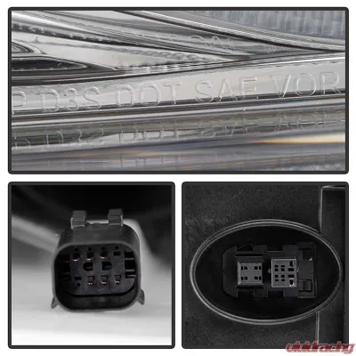 Spyder Auto Signature HID Projector Headlights Chrome for Chevrolet Camaro 2016-2020 - PRO-YD-CCAM16HIDSI-SEQ-C