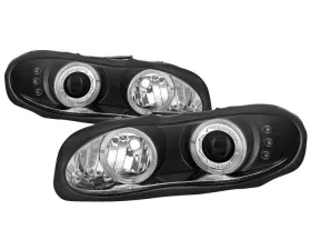 Spyder Auto Halo LED Black Projector Headlights for 1998-2002 Chevrolet Camaro