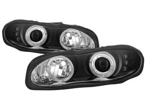 Spyder Auto Halo LED Black Projector Headlights for 1998-2002 Chevrolet Camaro - PRO-YD-CCAM98-HL-BK - Image 3