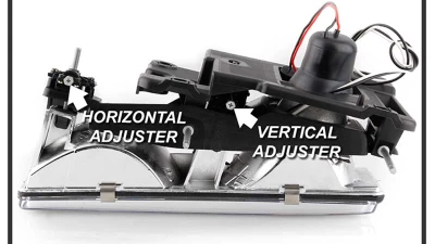 Spyder Auto Chrome Projector Headlights for GMC Yukon 1992-1999 with Replaceable City Lights                                     - PRO-YD-CCK88-C - Image 6