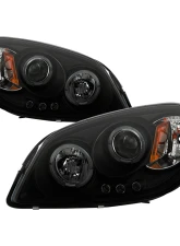 Spyder Auto Black Smoke LED Halo Projector Headlights for Pontiac Pursuit 2005-2006                                     - PRO-YD-CCOB05-HL-BSM - Image 3