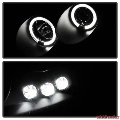 Spyder Auto Black Smoke LED Halo Projector Headlights for Pontiac Pursuit 2005-2006 - PRO-YD-CCOB05-HL-BSM