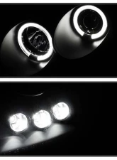 Spyder Auto Black Smoke LED Halo Projector Headlights for Pontiac Pursuit 2005-2006                                     - PRO-YD-CCOB05-HL-BSM - Image 3