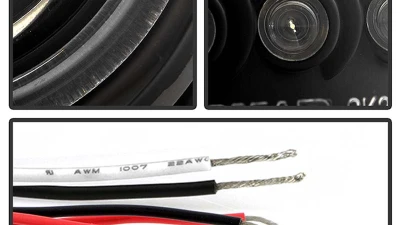 Spyder Auto Black Projector Headlights for GMC Yukon Denali Yukon XL 2000-2006                                     - PRO-YD-CDE00-HL-BK - Image 5