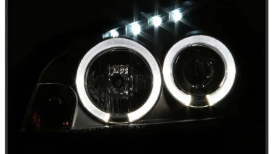 Spyder Auto Black LED Halo Projector Headlights for 2006-2007 Chevrolet Monte Carlo SS                                     - PRO-YD-CHIP06-HL-BK - Image 9