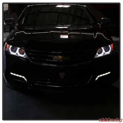 Spyder Auto Signature Projector Headlights Black for 2014-2019 Chevrolet Impala - PRO-YD-CHIP14-LB-BK