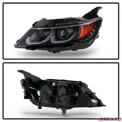 Spyder Auto Signature Projector Headlights Black for 2014-2019 Chevrolet Impala - PRO-YD-CHIP14-LB-BK
