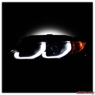 Spyder Auto Signature Projector Headlights Black for 2014-2019 Chevrolet Impala - PRO-YD-CHIP14-LB-BK