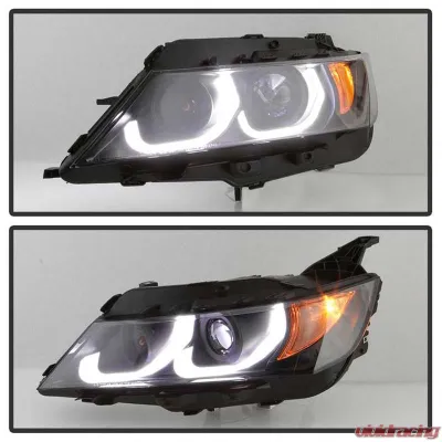 Spyder Auto Signature Projector Headlights Black for 2014-2019 Chevrolet Impala - PRO-YD-CHIP14-LB-BK
