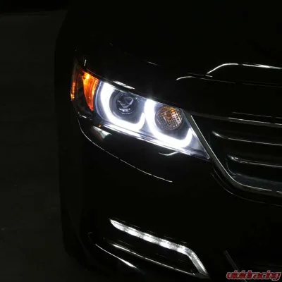 Spyder Auto Signature Projector Headlights Black for 2014-2019 Chevrolet Impala - PRO-YD-CHIP14-LB-BK
