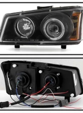 Spyder Auto Halo Black Projector Headlights for Chevrolet Silverado 1500 2500 3500 2003-2006                                     - PRO-YD-CS03-AM-BK - Image 2
