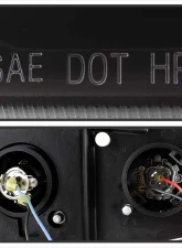 Spyder Auto Halo Black Projector Headlights for Chevrolet Silverado 1500 2500 3500 2003-2006                                     - PRO-YD-CS03-AM-BK - Image 4