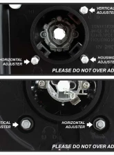 Spyder Auto Halo Black Projector Headlights for Chevrolet Silverado 1500 2500 3500 2003-2006                                     - PRO-YD-CS03-AM-BK - Image 8