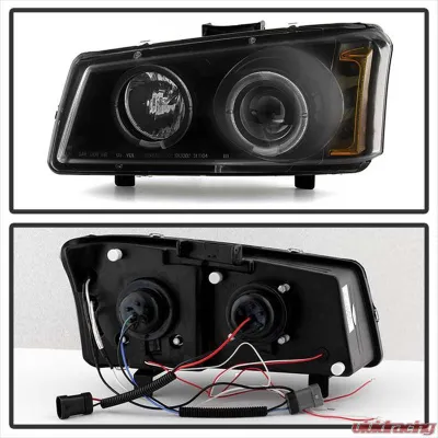 Spyder Auto Black Smoke LED Halo Projector Headlights for Chevrolet Avalanche 2002-2006 - PRO-YD-CS03-AM-BSM