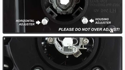 Spyder Auto Black Smoke LED Halo Projector Headlights for Chevrolet Avalanche 2002-2006                                     - PRO-YD-CS03-AM-BSM - Image 8