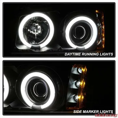 Spyder Auto CCFL Black Projector Headlights for Chevrolet Silverado 1500 2500 3500 2003-2006 - PRO-YD-CS03-CCFL-BK
