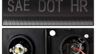 Spyder Auto CCFL Black Projector Headlights for Chevrolet Silverado 1500 2500 3500 2003-2006                                     - PRO-YD-CS03-CCFL-BK - Image 4