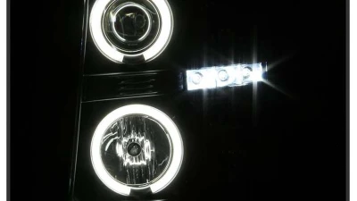 Spyder Auto Black CCFL Halo LED Projector Headlights for Chevrolet Silverado 3500 2007-2014                                     - PRO-YD-CS07-CCFL-BK - Image 9