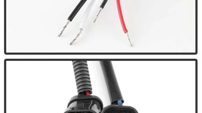 Spyder Auto Black CCFL Halo LED Projector Headlights for Chevrolet Silverado 3500 2007-2014                                     - PRO-YD-CS07-CCFL-BK - Image 4