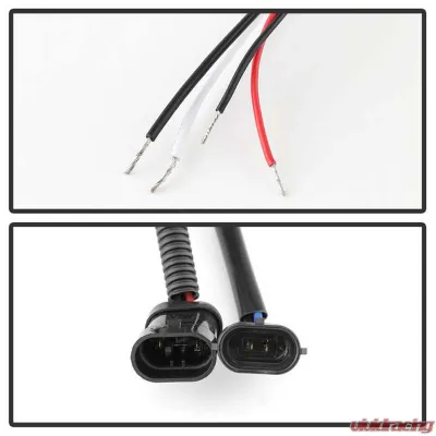 Spyder Auto Black CCFL Halo LED Projector Headlights for Chevrolet Silverado 3500 2007-2014 - PRO-YD-CS07-CCFL-BK