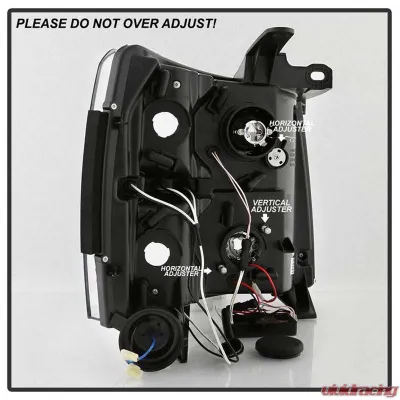 Spyder Auto Black CCFL Halo LED Projector Headlights for Chevrolet Silverado 3500 2007-2014 - PRO-YD-CS07-CCFL-BK