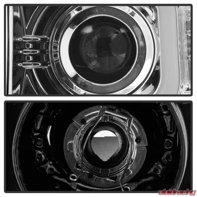 Spyder Auto Chrome DRL Projector Headlights for 2014-2015 Chevrolet Silverado 1500 - PRO-YD-CS14-LBDRL-C