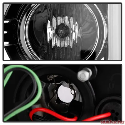 Spyder Auto Chrome DRL Projector Headlights for 2014-2015 Chevrolet Silverado 1500 - PRO-YD-CS14-LBDRL-C