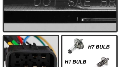 Spyder Auto Chrome DRL Projector Headlights for 2014-2015 Chevrolet Silverado 1500                                     - PRO-YD-CS14-LBDRL-C - Image 6