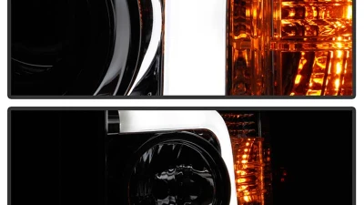 Spyder Auto Chrome DRL Projector Headlights for 2014-2015 Chevrolet Silverado 1500                                     - PRO-YD-CS14-LBDRL-C - Image 9