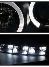 Spyder Auto Black LED Halo Projector Headlights for Dodge Stratus 2001-2006, H1 Lights                                     - PRO-YD-CSEB01-HL-BK - Image 7