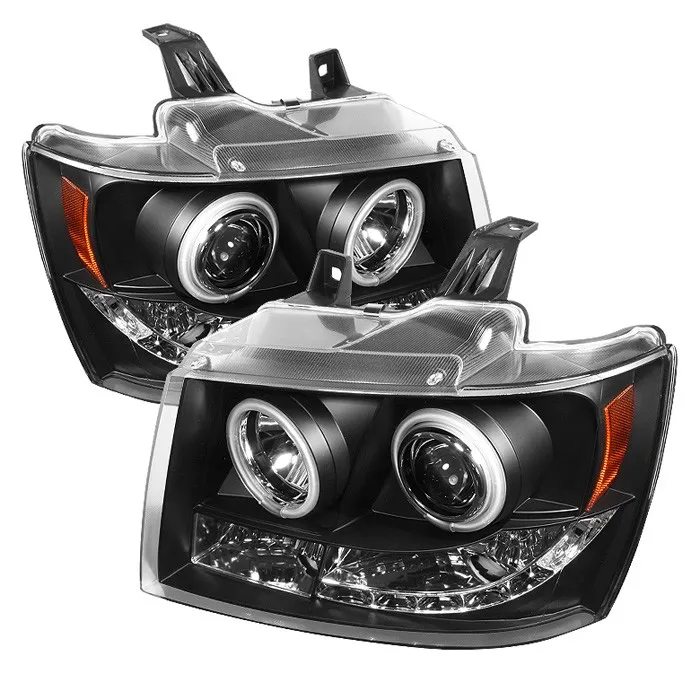 Spyder Auto CCFL LED Black Projector HeadLights Chevrolet Suburban 1500 2500 2007-2009 Chevrolet Tahoe 2007-2009 - PRO-YD-CSUB07-CCFL-BK