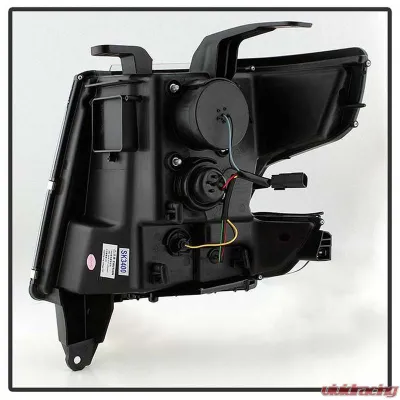 Spyder Auto Projector Headlights DRL LED Black for Chevrolet Suburban/Tahoe 2015-2020 - PRO-YD-CTA15-DRL-BK