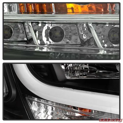 Spyder Auto Projector Headlights DRL LED Black for Chevrolet Suburban/Tahoe 2015-2020 - PRO-YD-CTA15-DRL-BK