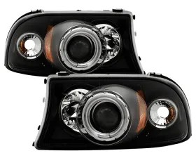 Spyder Auto 1-Piece CCFL Black Projector Headlights for Dodge Dakota Durango 1997-2004