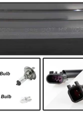 Spyder Auto Signature Projector Headlights Black for 2004-2006 Dodge Durango                                     - PRO-YD-DDU04-LB-BK - Image 7