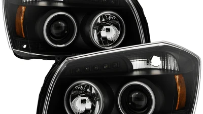 Spyder Auto CCFL LED Black Projector Headlights for Dodge Magnum 2005-2008                                     - PRO-YD-DMAG05-CCFL-BK - Image 11