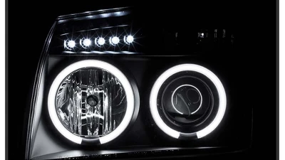 Spyder Auto CCFL LED Black Projector Headlights for Dodge Magnum 2005-2008                                     - PRO-YD-DMAG05-CCFL-BK - Image 11