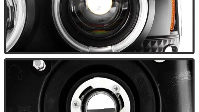 Spyder Auto CCFL LED Black Projector Headlights for Dodge Magnum 2005-2008                                     - PRO-YD-DMAG05-CCFL-BK - Image 3