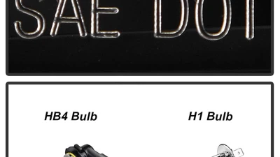 Spyder Auto CCFL LED Black Projector Headlights for Dodge Magnum 2005-2008                                     - PRO-YD-DMAG05-CCFL-BK - Image 6