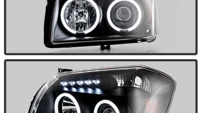 Spyder Auto CCFL LED Black Projector Headlights for Dodge Magnum 2005-2008                                     - PRO-YD-DMAG05-CCFL-BK - Image 8