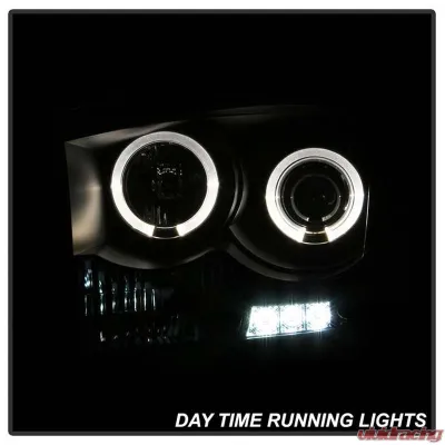 Spyder Auto Halo LED Black Projector Headlights for Dodge Ram 1500 2500 3500 1996-2008 - PRO-YD-DR06-HL-BK