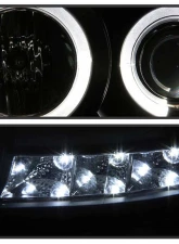 Spyder Auto Halo LED Black Projector Headlights for Dodge Ram 1500 2500 3500 1996-2008                                     - PRO-YD-DR06-HL-BK - Image 7