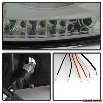 Spyder Auto Smoke LED Halo Projector Headlights for Dodge Ram 2500 | 3500 2006-2009 - PRO-YD-DR06-HL-SM