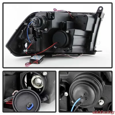 Spyder Auto Black Smoke CCFL Halo Projector Headlights for Dodge Ram 2500 | 3500 2010-2014 - PRO-YD-DR09-CCFL-BSM