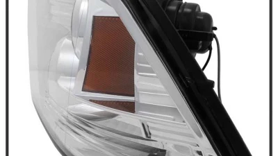 Spyder Auto Chrome LED Halo Projector Headlights for Dodge Ram 2500 | 3500 2010-2014                                     - PRO-YD-DR09-HL-C - Image 4