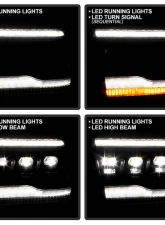 Spyder Auto Apex High-Power LED Headlights Black for 2013-2019 Dodge Ram 1500 2500 3500                                     - PRO-YD-DR13AP-SEQ-BK - Image 11