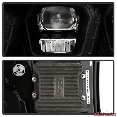 Spyder Auto Apex High-Power LED Headlights Black for 2013-2019 Dodge Ram 1500 2500 3500 - PRO-YD-DR13AP-SEQ-BK