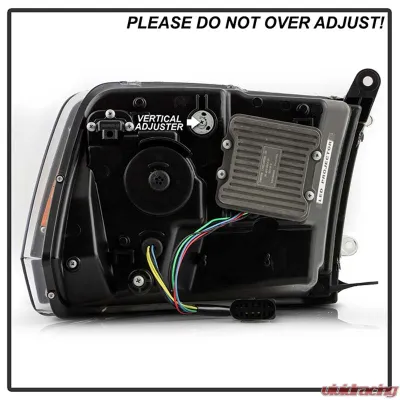 Spyder Auto Apex High-Power LED Headlights Black for 2013-2019 Dodge Ram 1500 2500 3500 - PRO-YD-DR13AP-SEQ-BK