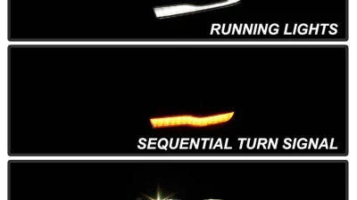 Spyder Auto Apex High-Power LED Module Headlights Black for 2019-2020 Dodge Ram Halogen                                     - PRO-YD-DR19HALAP-SEQ-BK - Image 10